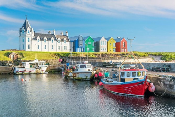 The fishing villages of Scotland exude timeless charm, with colorful cottages lining picturesque harbors, where weathered boats bob gently on the shimmering waters, offering a glimpse into the coastal heritage and tranquil way of life embraced by these idyllic communities.
