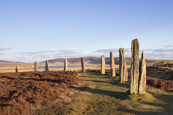 Standing stones in Scotland stand as silent sentinels, bearing witness to ancient rituals and mysteries, their weathered surfaces whispering tales of the past amidst the windswept moors and rugged landscapes of the Scottish countryside.